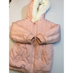 First Impressions Size 2T Puffer Hooded Coat EUC